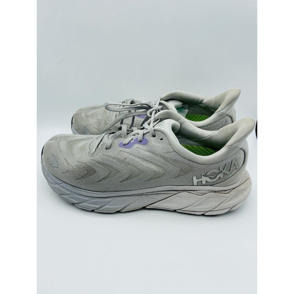 Hoka One One Womens Arahi 6 Blue Running Comfort Shoes Sneakers Size 9.5 D Wide